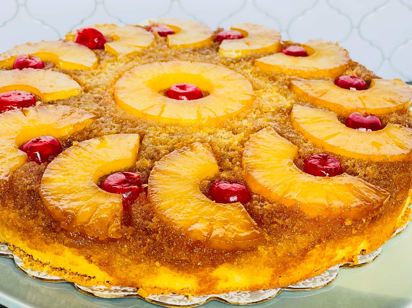 Pineapple Upside Down Cake - My Story Cakes and Desserts