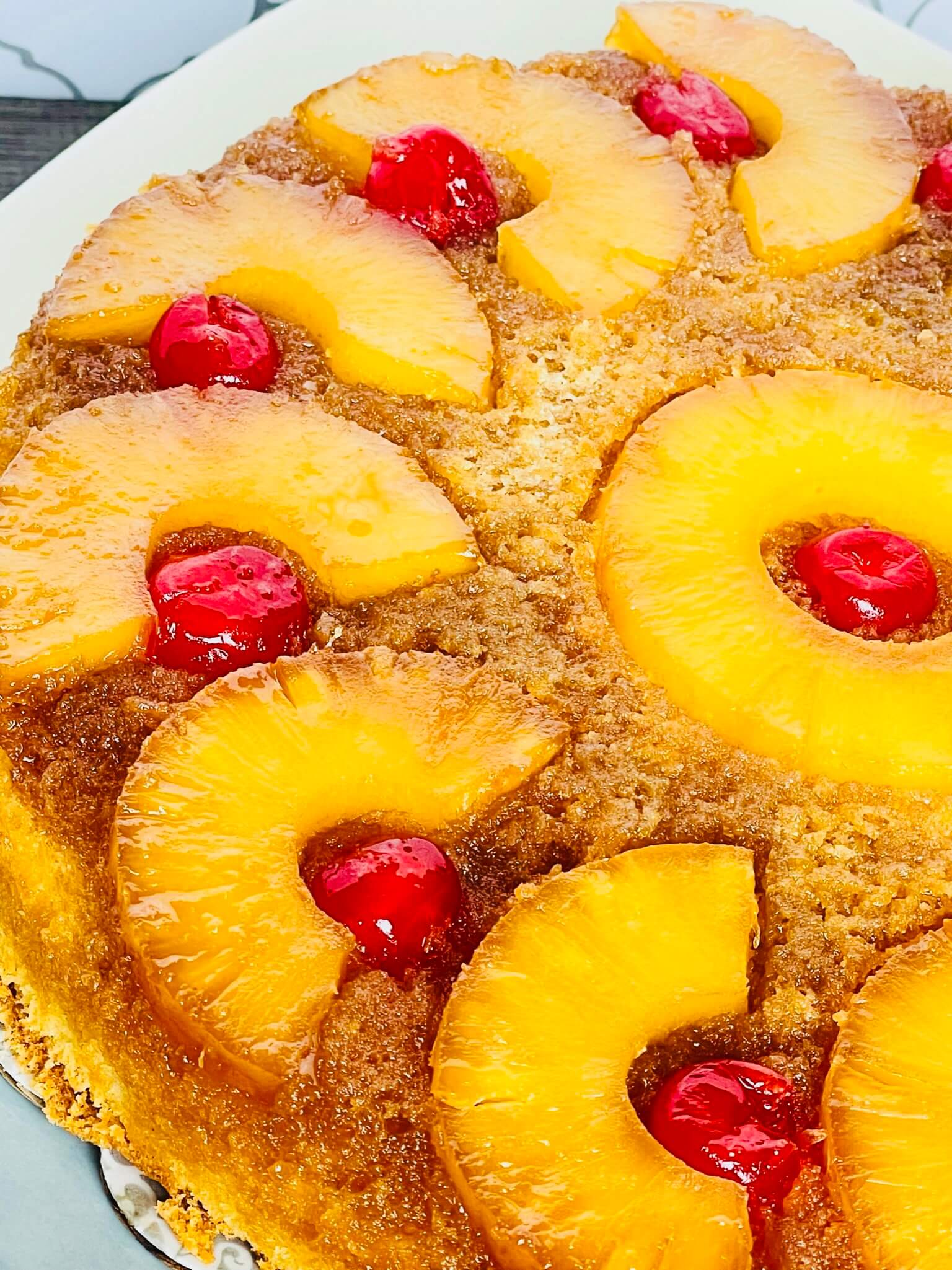 Pineapple Upside Down Cake - My Story Cakes and Desserts